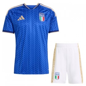Camisolas Itália Criança 1º Equipamento Principal World Cup 2026 Manga Curta