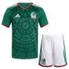 Camisolas México Criança 1º Equipamento Principal World Cup 2026 Manga Curta