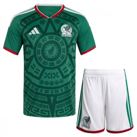 Camisolas México Criança 1º Equipamento Principal World Cup 2026 Manga Curta