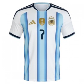 Camisolas Argentina De Paul 7 1º Equipamento Principal World Cup 2026 Manga Curta
