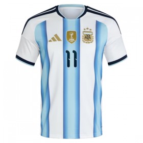 Camisolas Argentina Di Maria 11 1º Equipamento Principal World Cup 2026 Manga Curta