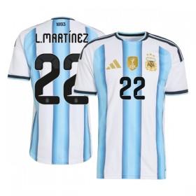Camisolas Argentina Lautaro Martinez 22 1º Equipamento Principal World Cup 2026 Manga Curta