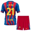 Camisolas FC Barcelona Frenkie de Jong 21 Criança 4º Equipamento 2025-26 Manga Curta