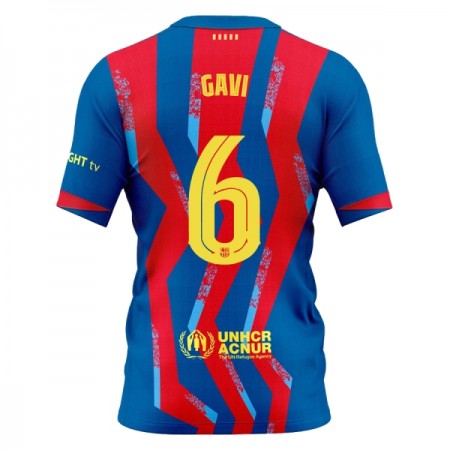 Camisolas FC Barcelona Gavi 6 4º Equipamento 2025-26 Manga Curta