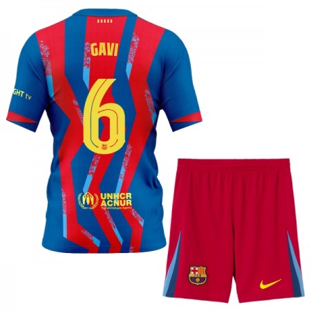 Camisolas FC Barcelona Gavi 6 Criança 4º Equipamento 2025-26 Manga Curta