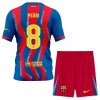 Camisolas FC Barcelona Pedri 8 Criança 4º Equipamento 2025-26 Manga Curta