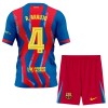 Camisolas FC Barcelona R. Araujo 4 Criança 4º Equipamento 2025-26 Manga Curta