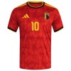 Camisolas Bélgica Lukaku 10 1º Equipamento Principal World Cup 2026 Manga Curta