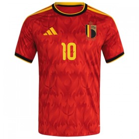 Camisolas Bélgica Lukaku 10 1º Equipamento Principal World Cup 2026 Manga Curta