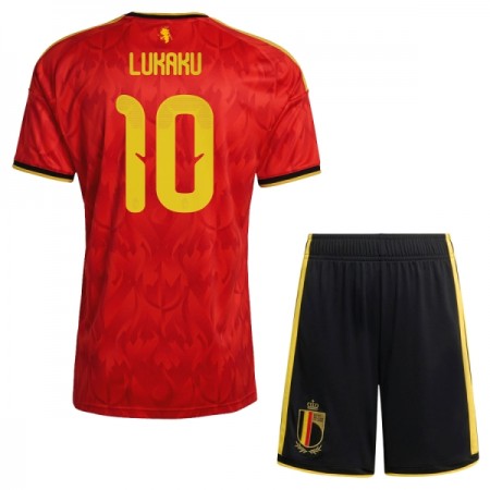 Camisolas Bélgica Lukaku 10 Criança 1º Equipamento Principal World Cup 2026 Manga Curta Camisolas Bélgica Lukaku 10 Criança 1º Equipamento Principal World Cup 2026 Manga Curta