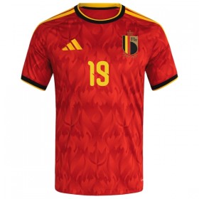 Camisolas Bélgica Openda 19 1º Equipamento Principal World Cup 2026 Manga Curta
