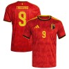 Camisolas Bélgica Trossard 9 1º Equipamento Principal World Cup 2026 Manga Curta Camisolas Bélgica Trossard 9 1º Equipamento Principal World Cup 2026 Manga Curta
