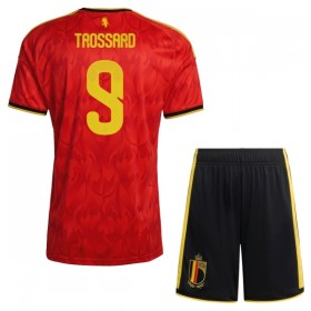 Camisolas Bélgica Trossard 9 Criança 1º Equipamento Principal World Cup 2026 Manga Curta