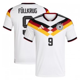 Camisolas Alemanha Fullkrug 9 1º Equipamento Principal World Cup 2026 Manga Curta