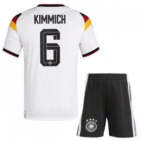 Camisolas Alemanha Kimmich 6 Criança 1º Equipamento Principal World Cup 2026 Manga Curta
