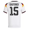 Camisolas Alemanha N. Schlotterbeck 15 1º Equipamento Principal World Cup 2026 Manga Curta