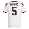 Camisolas Alemanha Pavlovic 5 1º Equipamento Principal World Cup 2026 Manga Curta