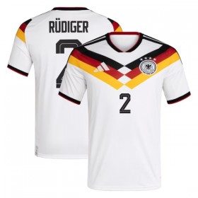 Camisolas Alemanha Rudiger 2 1º Equipamento Principal World Cup 2026 Manga Curta