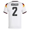 Camisolas Alemanha Rudiger 2 Criança 1º Equipamento Principal World Cup 2026 Manga Curta