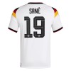 Camisolas Alemanha Sane 19 1º Equipamento Principal World Cup 2026 Manga Curta