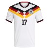 Camisolas Alemanha Wirtz 17 Criança 1º Equipamento Principal World Cup 2026 Manga Curta