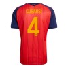 Camisolas Espanha Cubarsi 4 1º Equipamento Principal World Cup 2026 Manga Curta