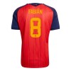 Camisolas Espanha Fabian 8 1º Equipamento Principal World Cup 2026 Manga Curta