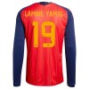 Camisolas Espanha Lamine Yamal 19 1º Equipamento Principal World Cup 2026 Manga Comprida