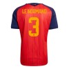 Camisolas Espanha Le Normand 3 1º Equipamento Principal World Cup 2026 Manga Curta