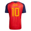 Camisolas Espanha Olmo 10 1º Equipamento Principal World Cup 2026 Manga Curta