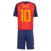 Camisolas Espanha Olmo 10 Criança 1º Equipamento Principal World Cup 2026 Manga Curta