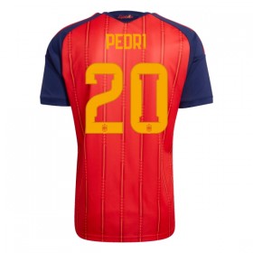 Camisolas Espanha Pedri 20 1º Equipamento Principal World Cup 2026 Manga Curta