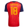 Camisolas Espanha ZUBIMENDI 18 1º Equipamento Principal World Cup 2026 Manga Curta