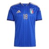Camisolas Itália Barella 18 1º Equipamento Principal World Cup 2026 Manga Curta
