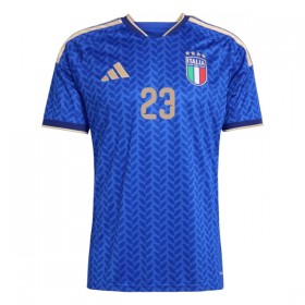 Camisolas Itália Bastoni 23 Criança 1º Equipamento Principal World Cup 2026 Manga Curta