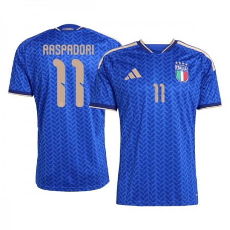 Camisolas Itália Raspadori 11 1º Equipamento Principal World Cup 2026 Manga Curta Camisolas Itália Raspadori 11 1º Equipamento Principal World Cup 2026 Manga Curta