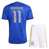 Camisolas Itália Raspadori 11 Criança 1º Equipamento Principal World Cup 2026 Manga Curta Camisolas Itália Raspadori 11 Criança 1º Equipamento Principal World Cup 2026 Manga Curta