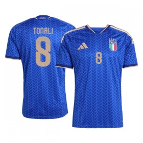 Camisolas Itália Tonali 8 1º Equipamento Principal World Cup 2026 Manga Curta