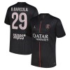 Camisolas Paris Saint-Germain B. Barcola 29 Jordan 4º Equipamento 2025-26 Manga Curta Camisolas Paris Saint-Germain B. Barcola 29 Jordan 4º Equipamento 2025-26 Manga Curta