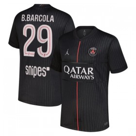 Camisolas Paris Saint-Germain B. Barcola 29 Jordan 4º Equipamento 2025-26 Manga Curta