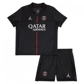 Camisolas Paris Saint-Germain B. Barcola 29 Jordan Criança 4º Equipamento 2025-26 Manga Curta