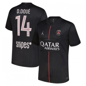 Camisolas Paris Saint-Germain D. Doue 14 Jordan 4º Equipamento 2025-26 Manga Curta