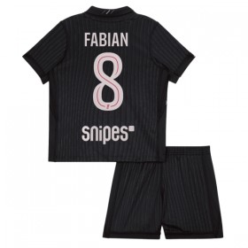 Camisolas Paris Saint-Germain Fabian 8 Jordan Criança 4º Equipamento 2025-26 Manga Curta