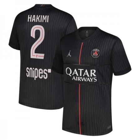 Camisolas Paris Saint-Germain Hakimi 2 Jordan 4º Equipamento 2025-26 Manga Curta Camisolas Paris Saint-Germain Hakimi 2 Jordan 4º Equipamento 2025-26 Manga Curta