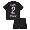 Camisolas Paris Saint-Germain Hakimi 2 Jordan Criança 4º Equipamento 2025-26 Manga Curta