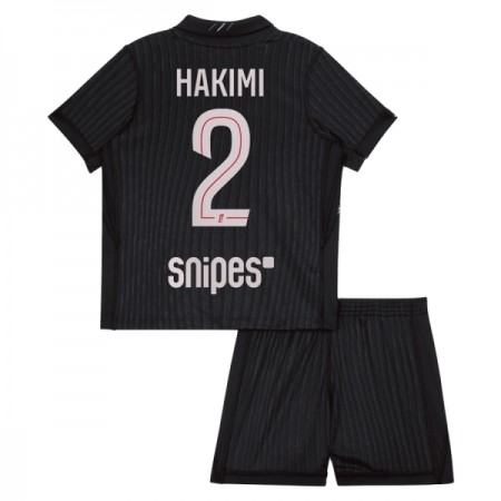Camisolas Paris Saint-Germain Hakimi 2 Jordan Criança 4º Equipamento 2025-26 Manga Curta