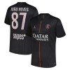 Camisolas Paris Saint-Germain Joao Neves 87 Jordan 4º Equipamento 2025-26 Manga Curta Camisolas Paris Saint-Germain Joao Neves 87 Jordan 4º Equipamento 2025-26 Manga Curta