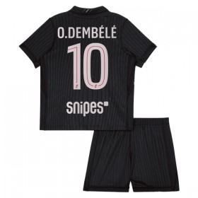 Camisolas Paris Saint-Germain O. Dembele 10 Jordan Criança 4º Equipamento 2025-26 Manga Curta