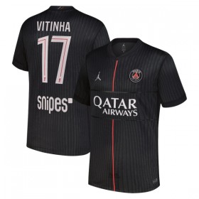 Camisolas Paris Saint-Germain Vitinha 17 Jordan 4º Equipamento 2025-26 Manga Curta