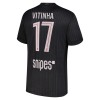 Camisolas Paris Saint-Germain Vitinha 17 Jordan 4º Equipamento 2025-26 Manga Curta